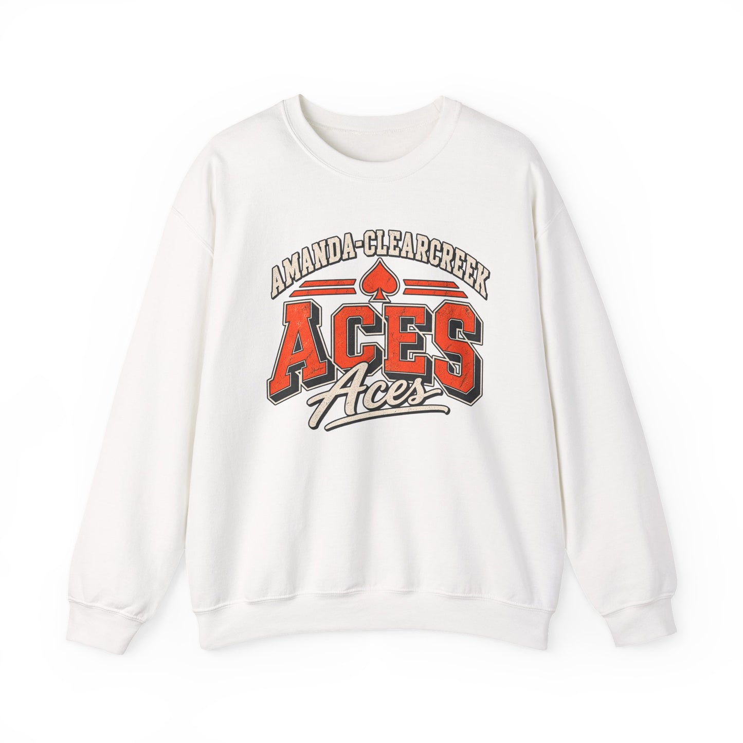 Amanda-Clearcreek Aces Vintage Crewneck Sweatshirt