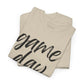 Game Day- Black Text Script Tee
