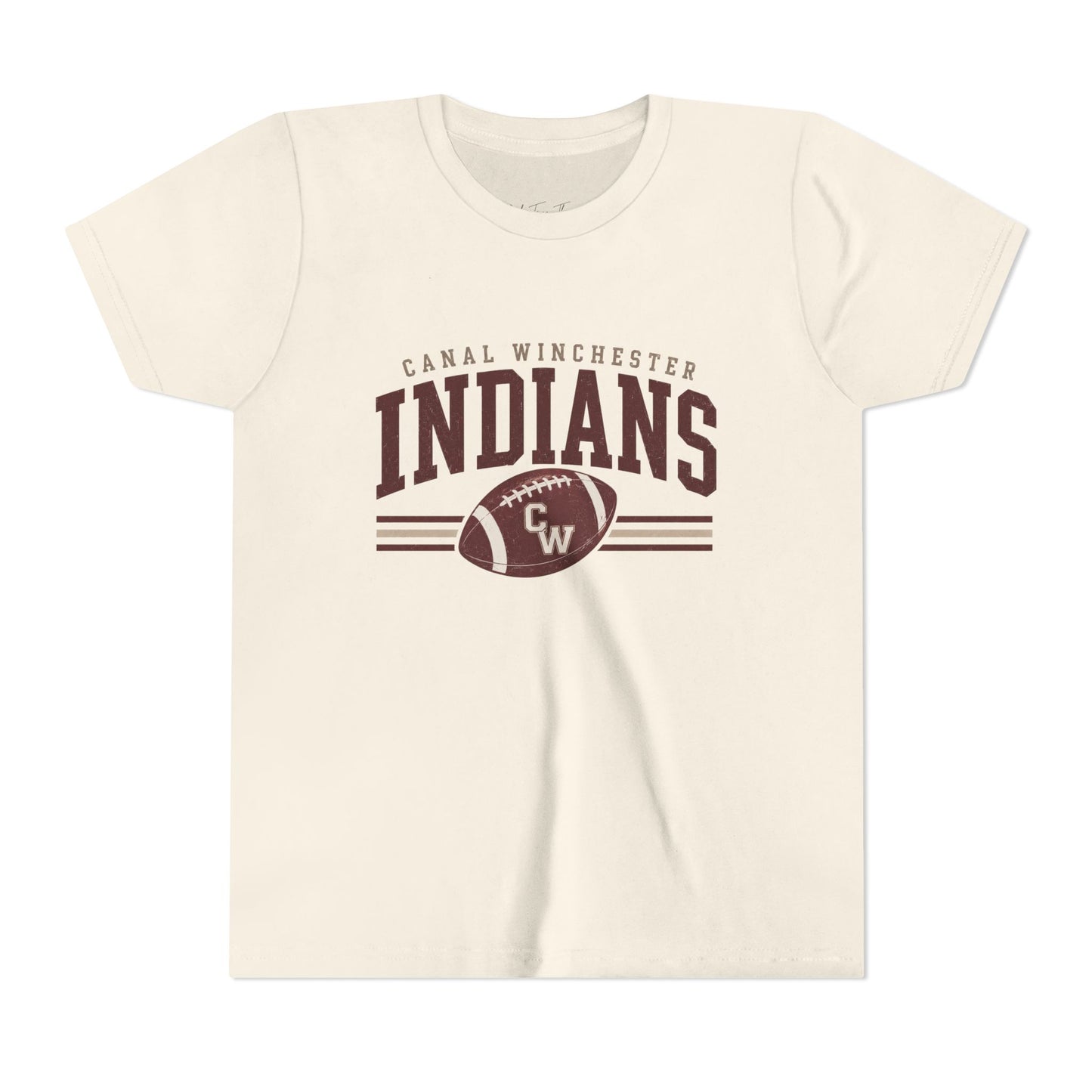 Youth Tee - Canal Winchester Indians Football Tee