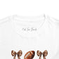 Toddler Tee — Footballs & Bows Pattern (BELLA +CANVAS)