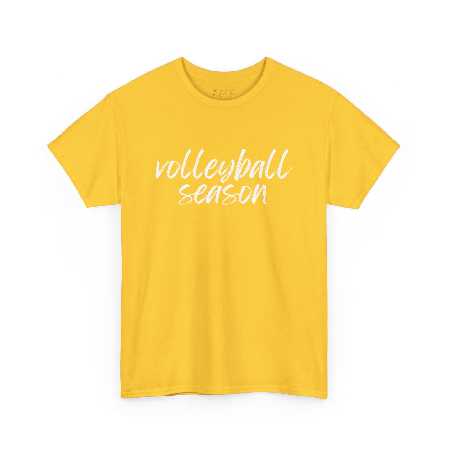 Volleyball Season- White Text Tee