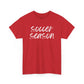 Soccer Season- White Text Tee