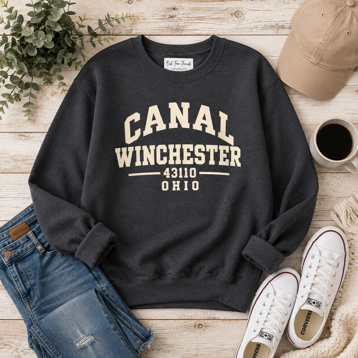 Canal Winchester Crewneck Sweatshirt — Vintage Pullover