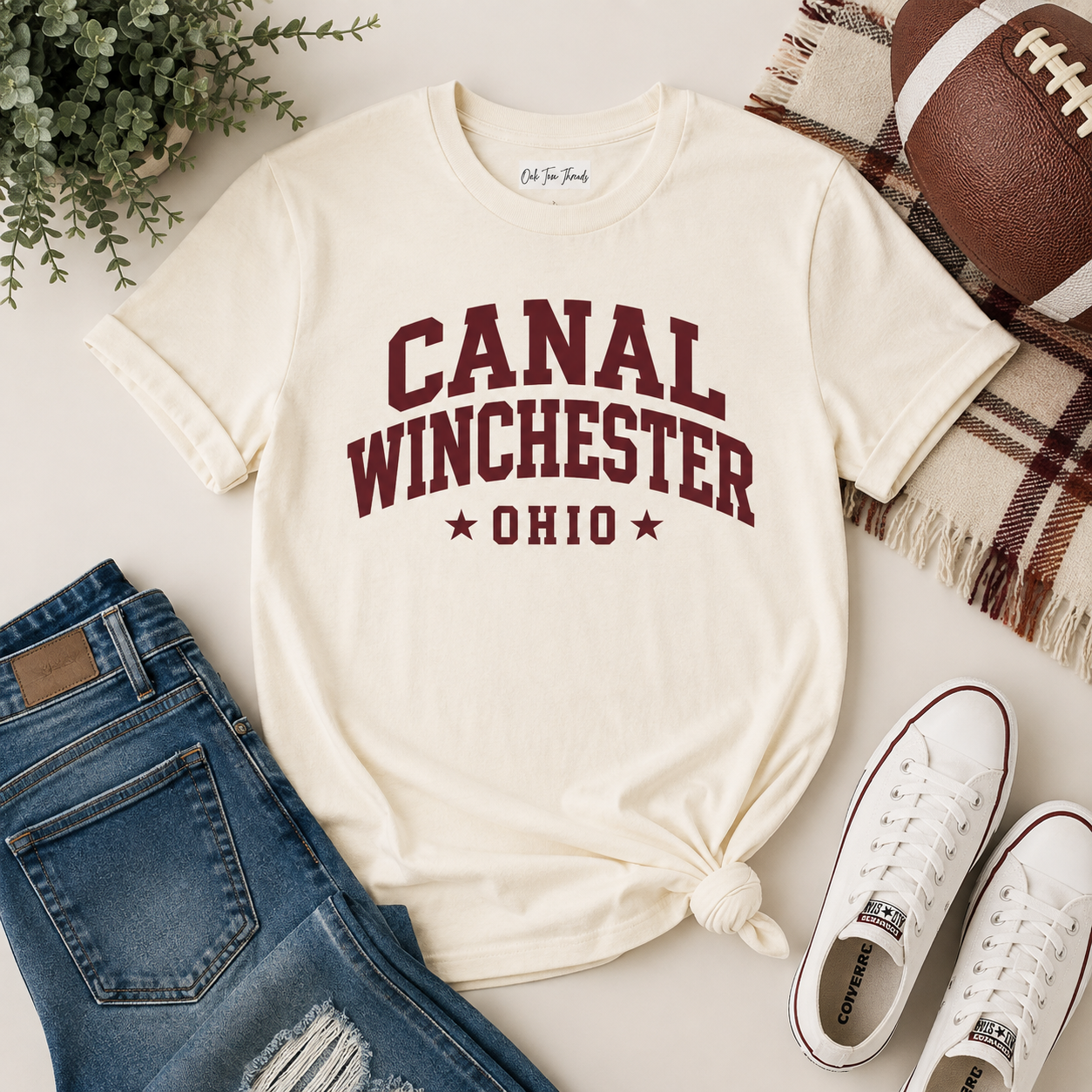 Canal Winchester Ohio Tee — Retro Town Pride T-Shirt