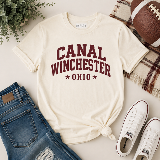 Canal Winchester Ohio Tee — Retro Town Pride T-Shirt