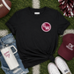 CW Circle Logo T‑Shirt – Maroon Chest Emblem Tee