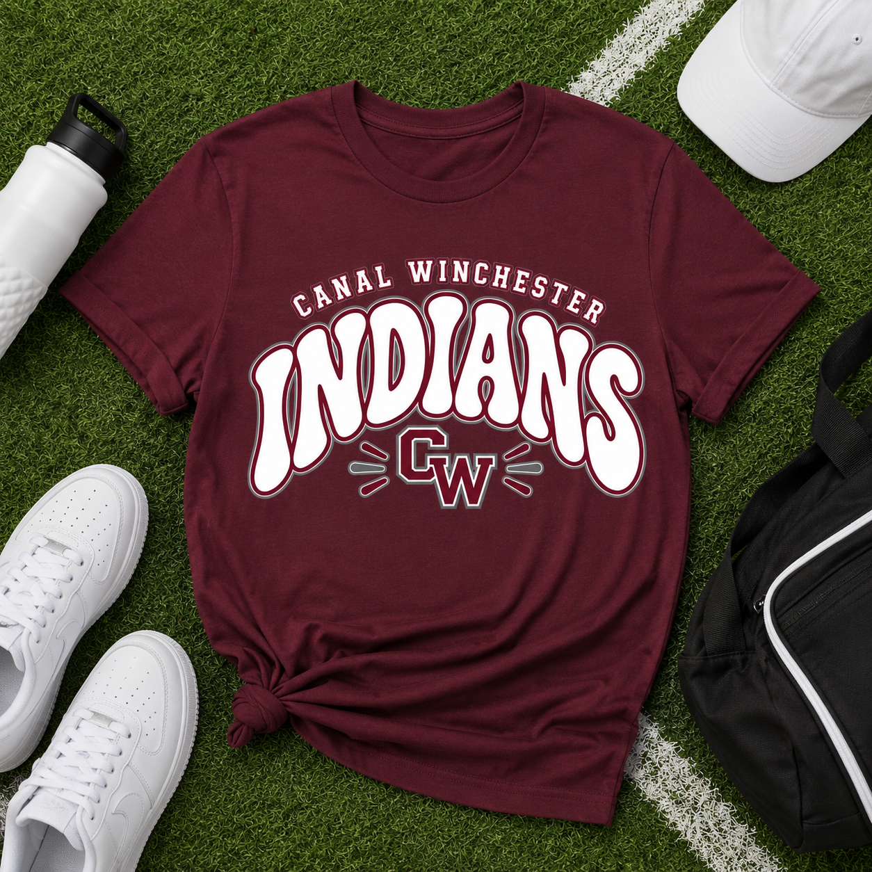 Canal Winchester Indians Tee — Retro CW School Spirit T-Shirt