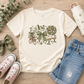 Ballet Floral Youth Tee — Pink Ballet Slippers & Bow Dance Shirt