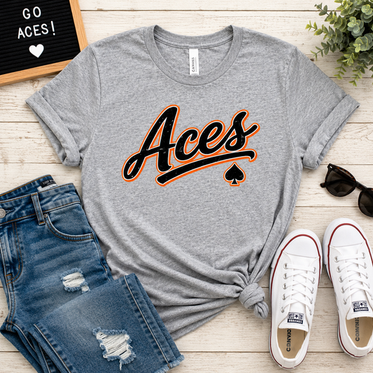 Amanda-Clearcreek Aces Vintage Script Tee