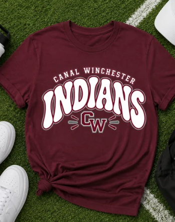 Canal Winchester Indians Tee — Retro CW School Spirit T-Shirt