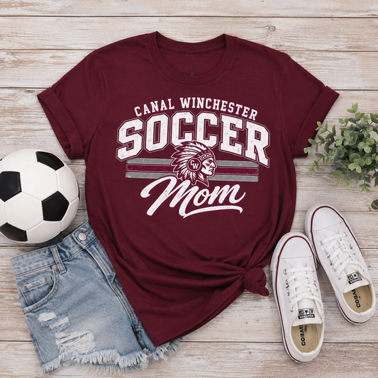 Soccer Mom T-Shirt — Canal Winchester Soccer Mom Tee