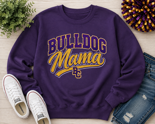 Bulldog Mama Sweatshirt — Cozy Crewneck