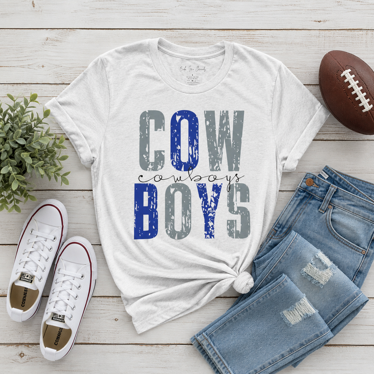 Dallas Sunday Football Bella+Canvas Tee