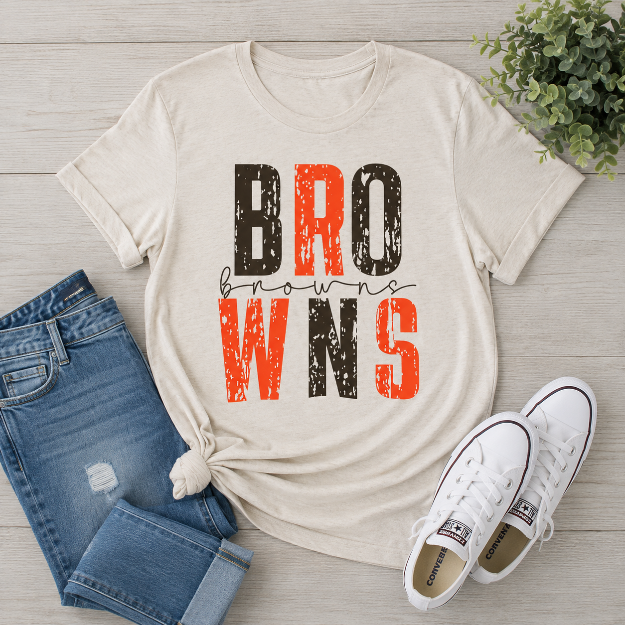 Cleveland Football Game Day Bella+Canvas Tee