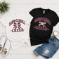 Bloom-Carroll Cheer T-Shirt — Purple & Gold Bow Spirit Tee