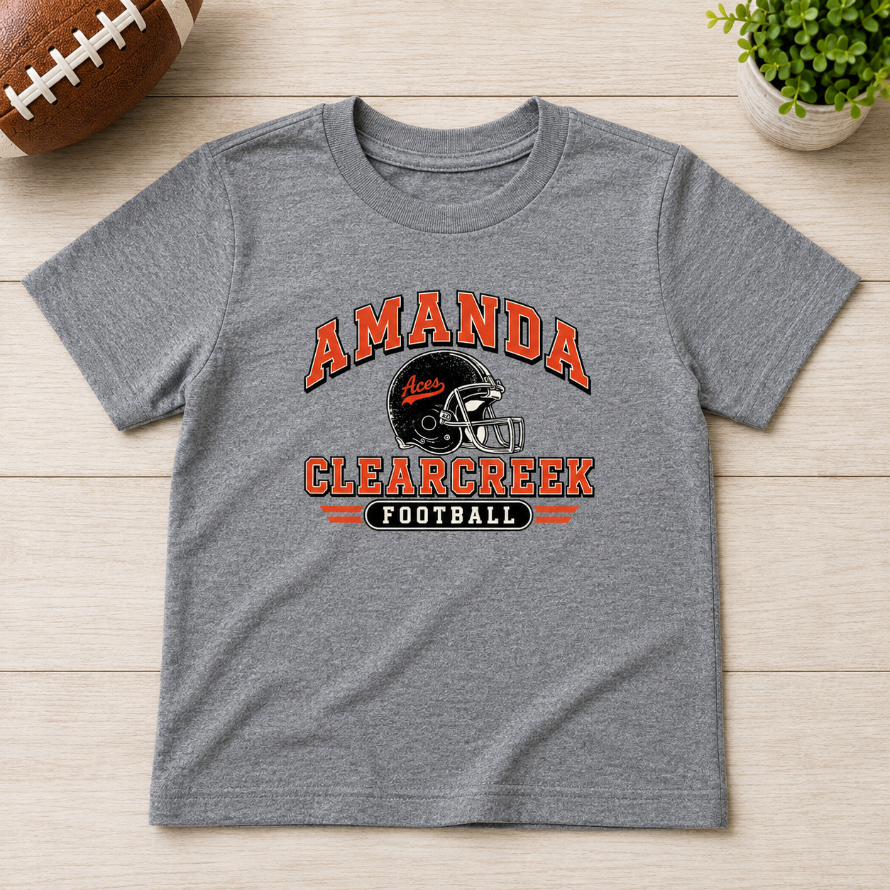 Amanda-Clearcreek Aces Youth Football Tee