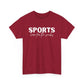 Sports Here for the Snacks Unisex Heavy Cotton Tee