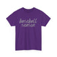 Baseball Season- Grey Text Tee