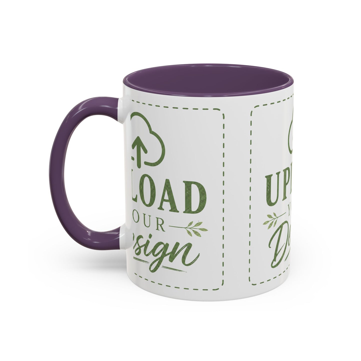 Custom Accent Coffee Mug – Custom Upload Design Ceramic Mug (11oz & 15oz)