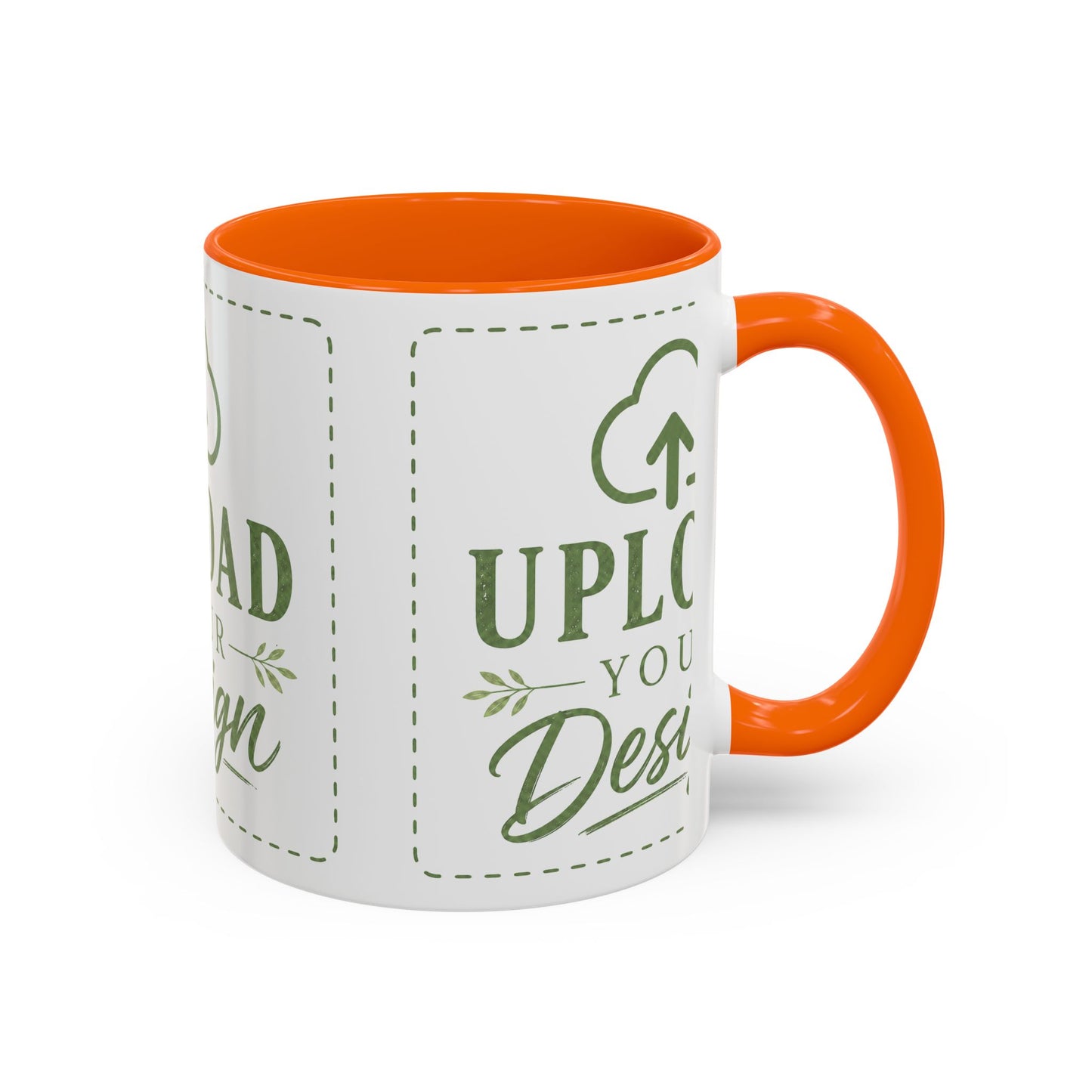 Custom Accent Coffee Mug – Custom Upload Design Ceramic Mug (11oz & 15oz)