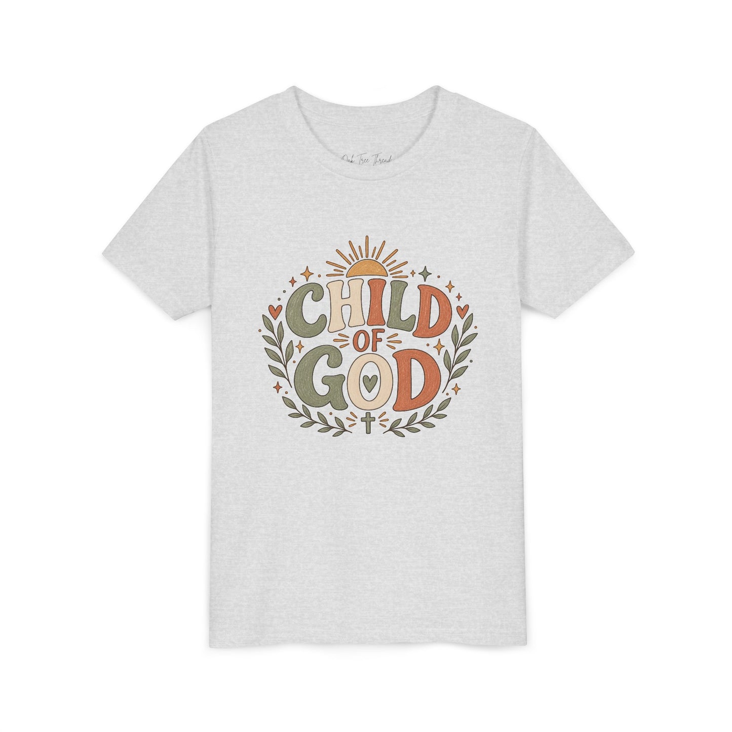 Child of God Youth Tee — Cute Faith-Based Kids Shirt
