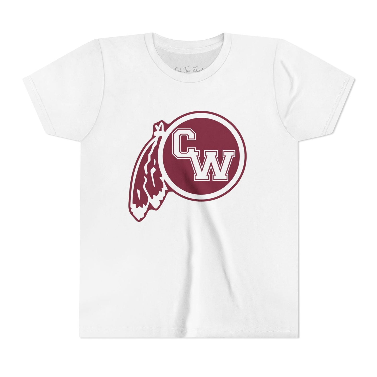 Youth Tee — CW Athetic Logo Graphic