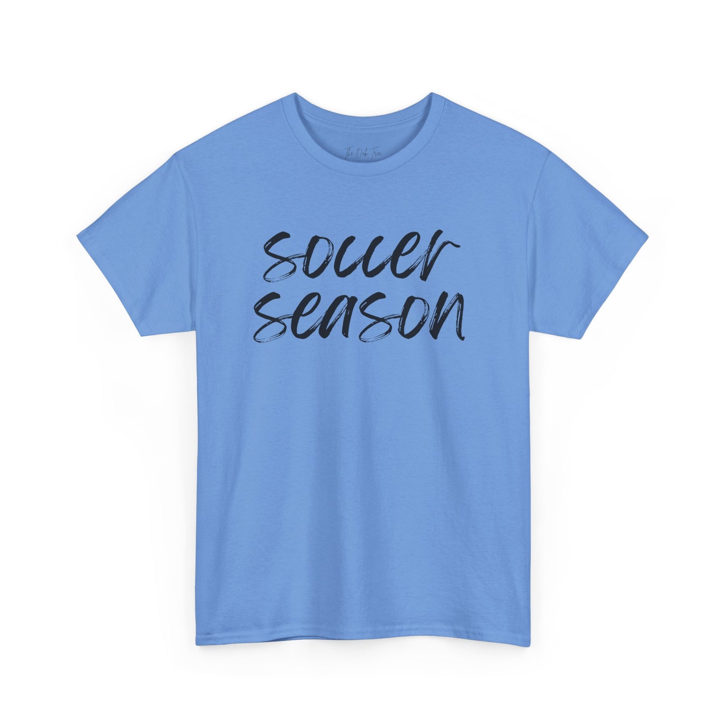 Soccer Season- Black Text Tee