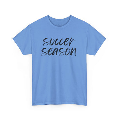 Soccer Season- Black Text Tee