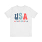 USA Stars Unisex Jersey Short Sleeve Tee