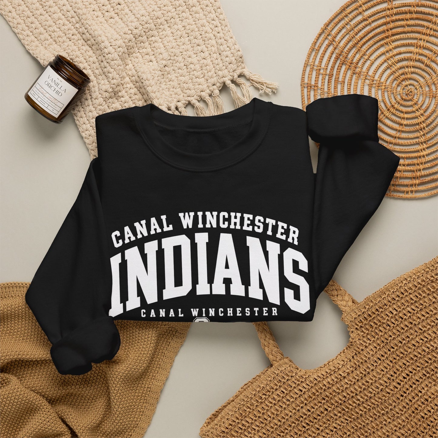 Canal Winchester Indians Crewneck Sweatshirt — School Spirit Pullover