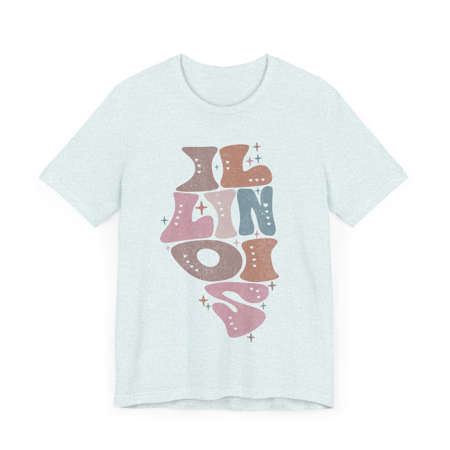 Illinois State Tee Unisex Jersey Short Sleeve Tee