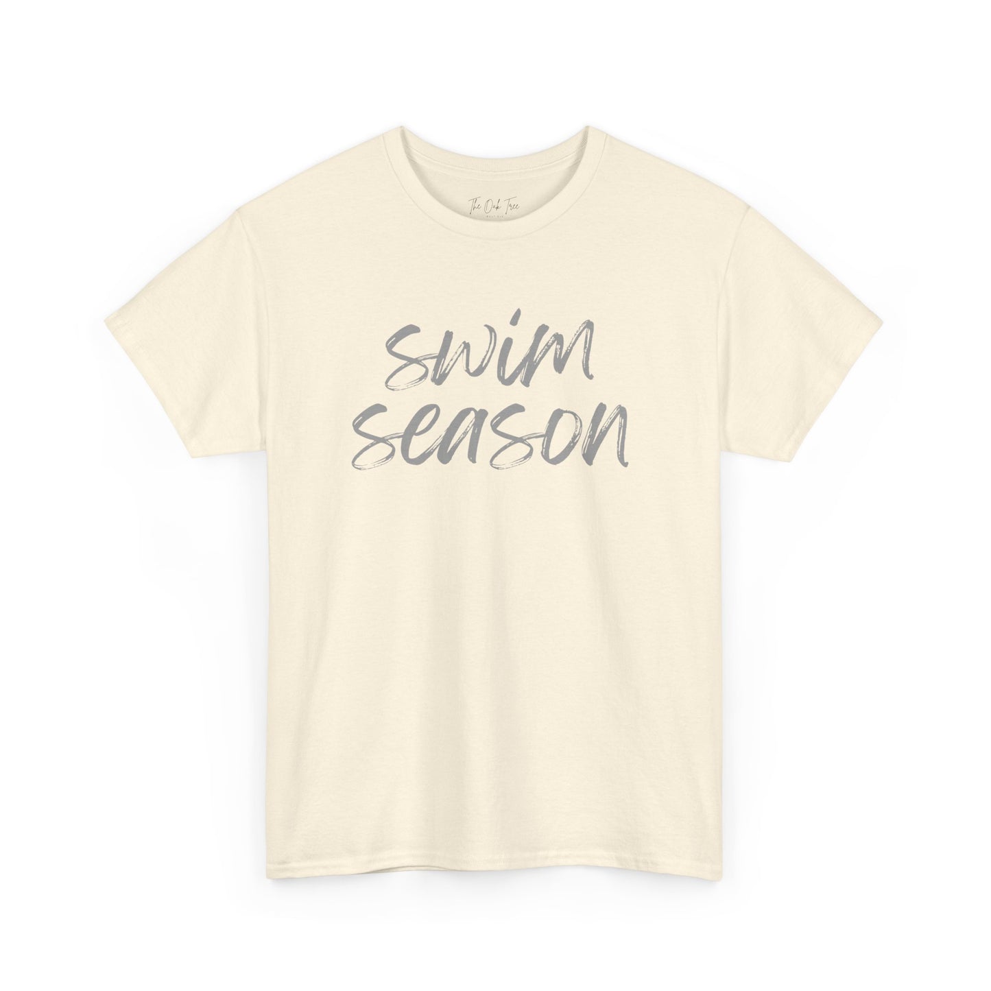 Swim Season- Grey Text Tee