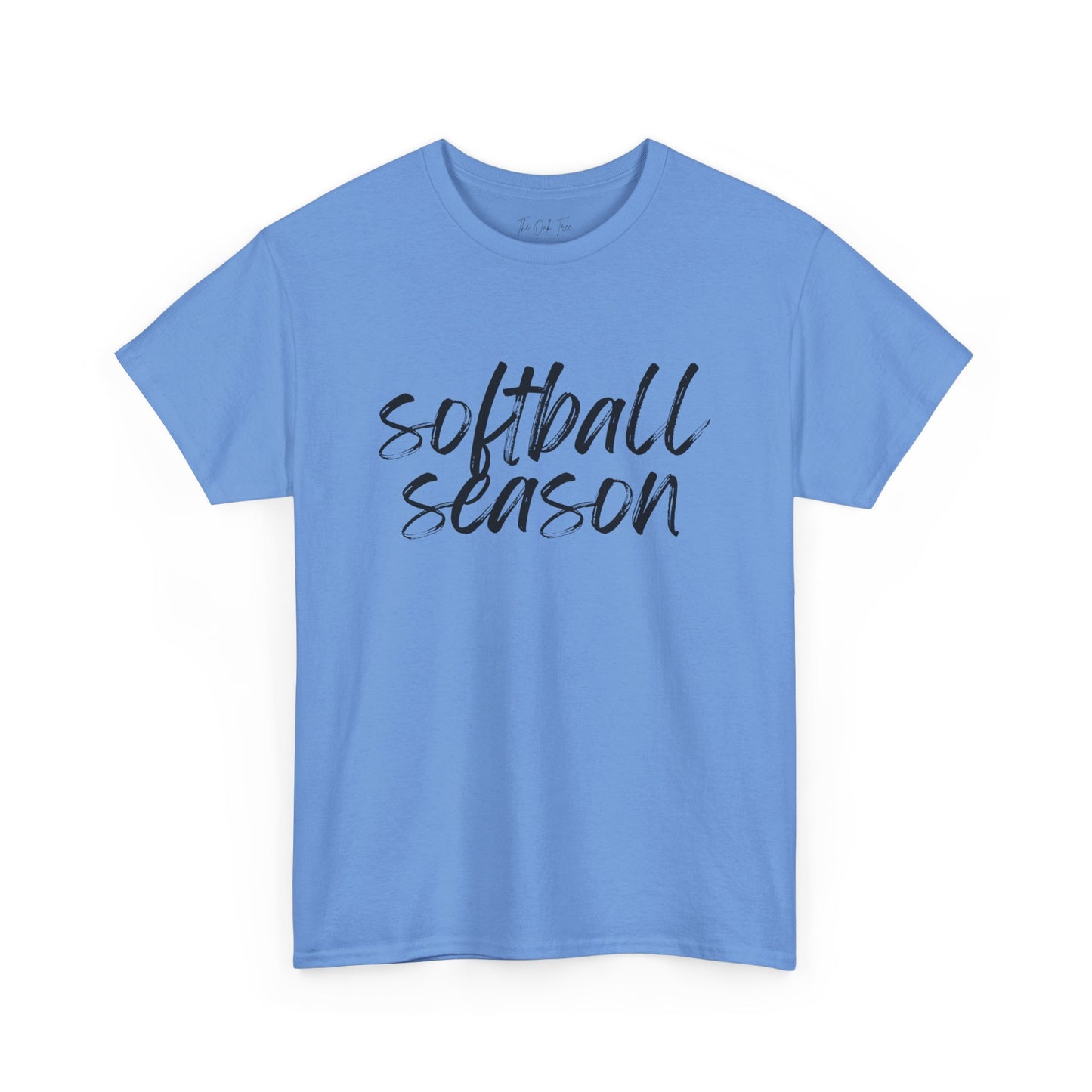 Softball Season- Black Text Tee