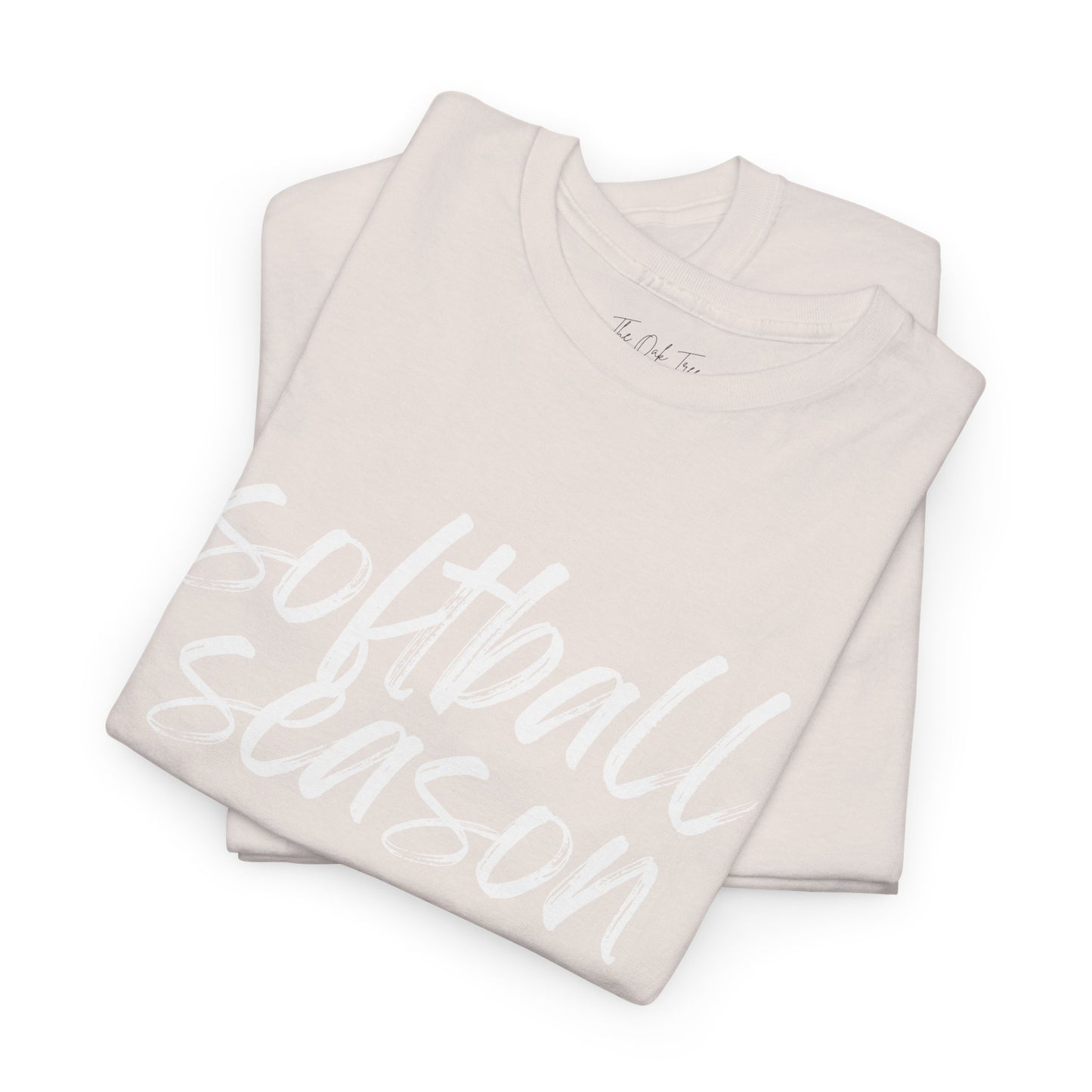 Softball Season- White Text Tee