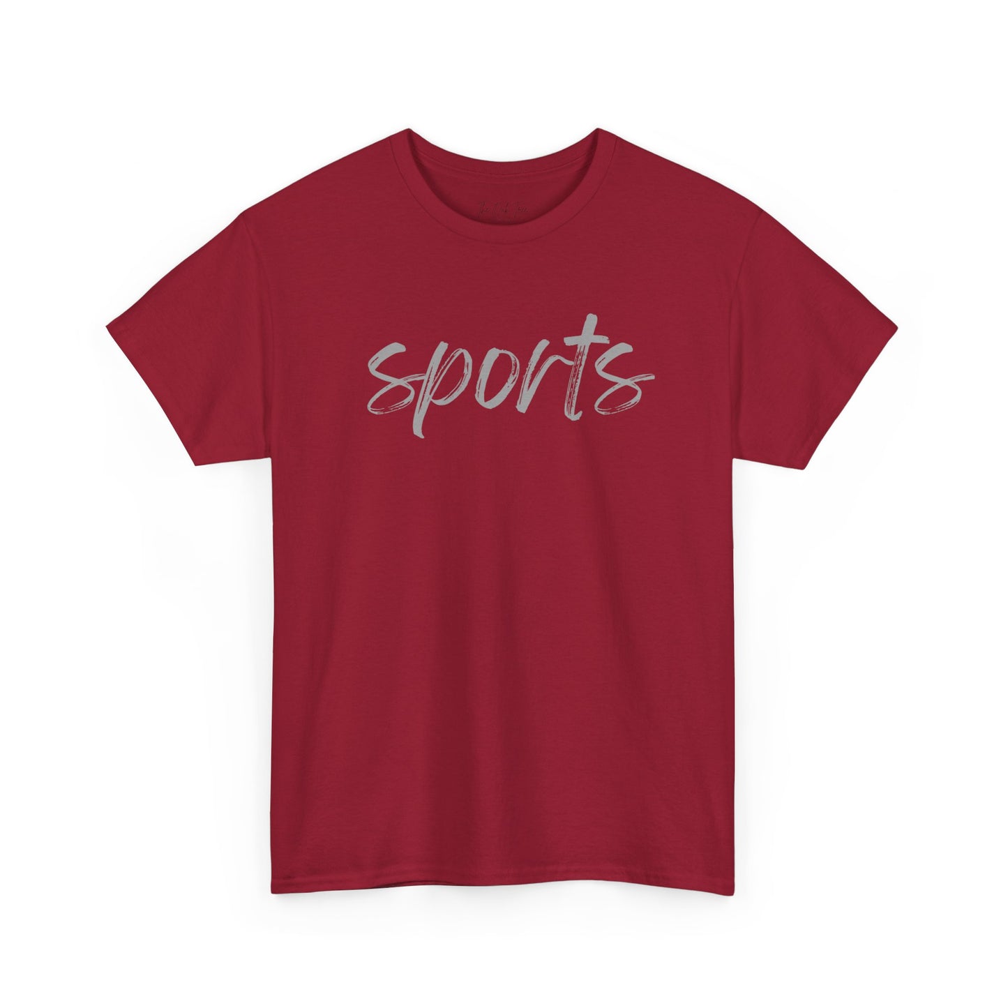 Sports- Grey Text Tee