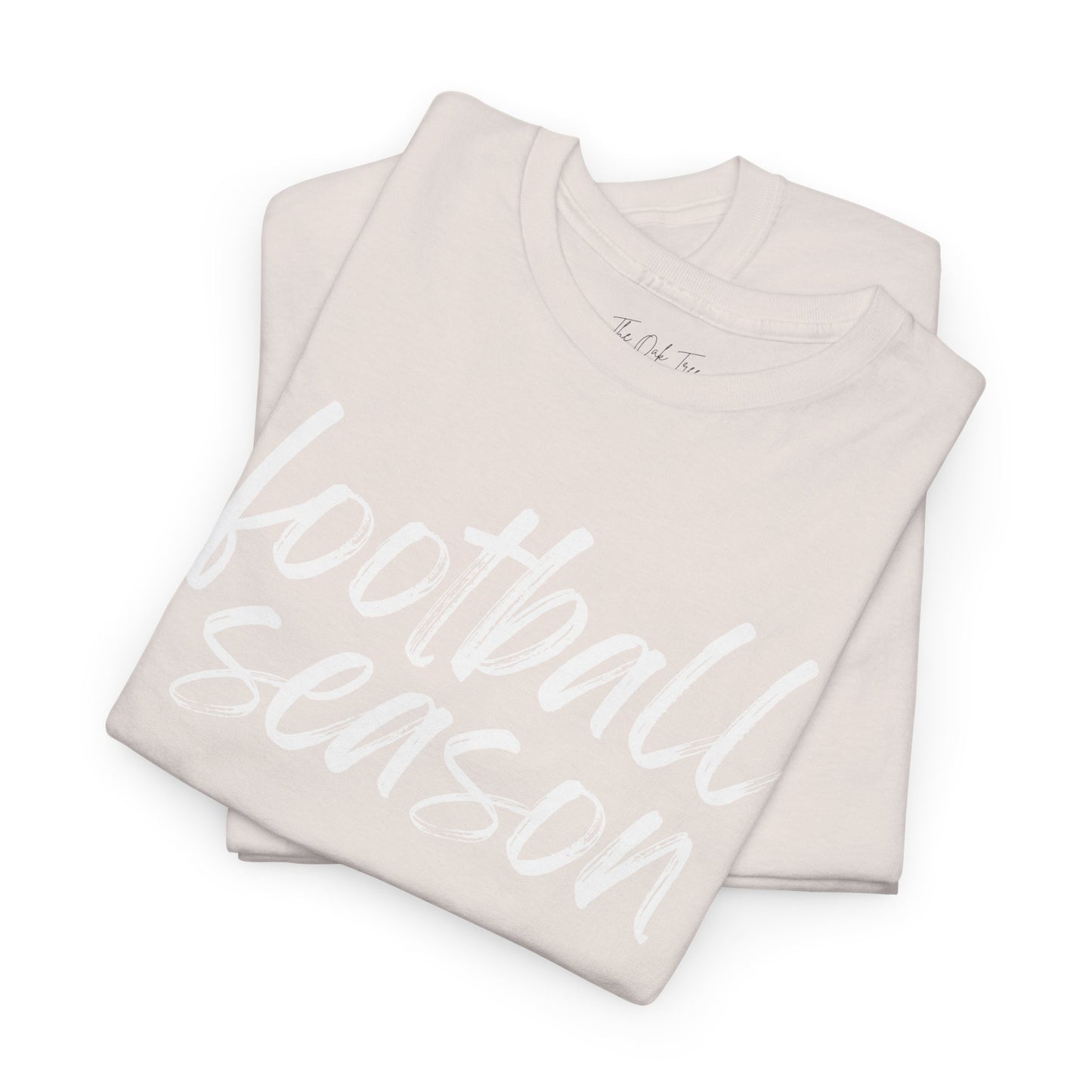 Football Season- White Text Tee