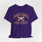 Bloom-Carroll Cheer T-Shirt — Purple & Gold Bow Spirit Tee