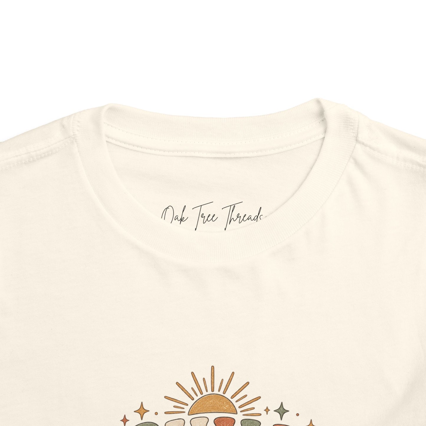 Child of God Toddler Tee — Christian Faith Baby Shirt with Sun & Floral Design