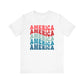 America x5 Unisex Jersey Short Sleeve Tee