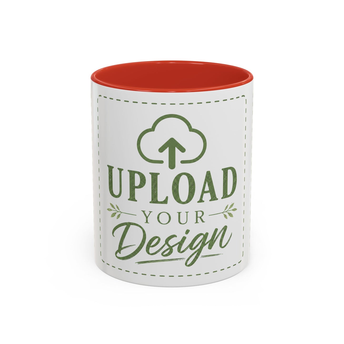 Custom Accent Coffee Mug – Custom Upload Design Ceramic Mug (11oz & 15oz)