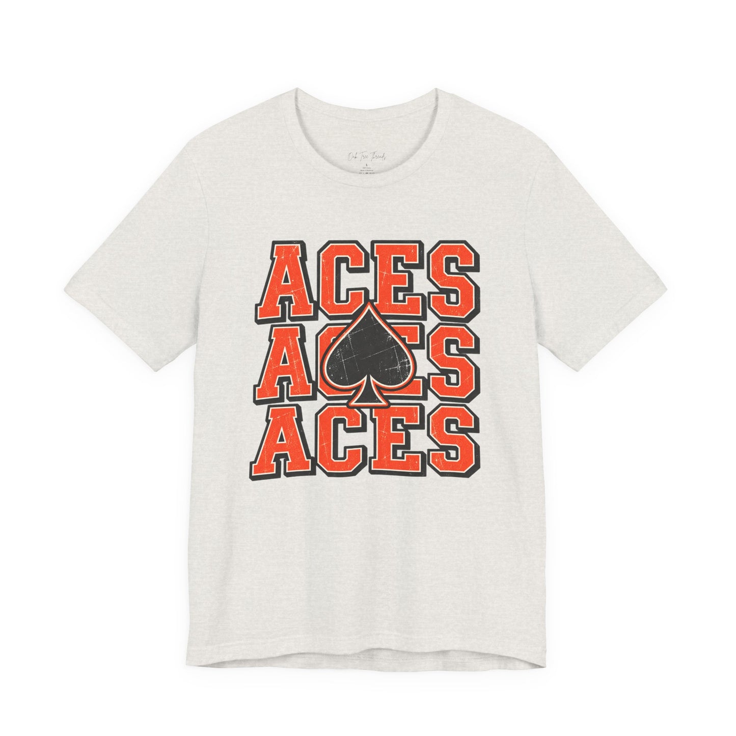 Amanda-Clearcreek Aces Stacked Adult Tee