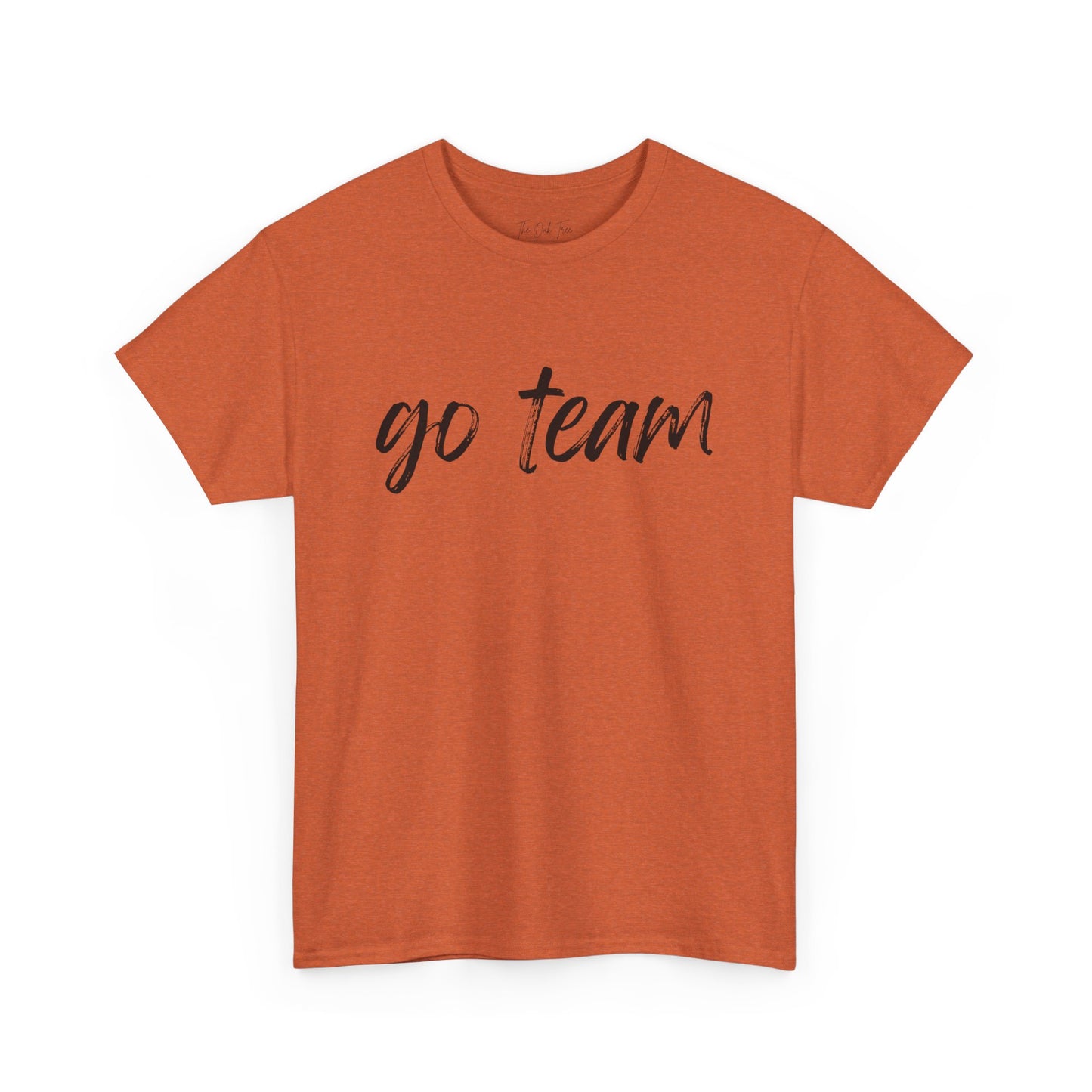 Go Team- Black Text Tee