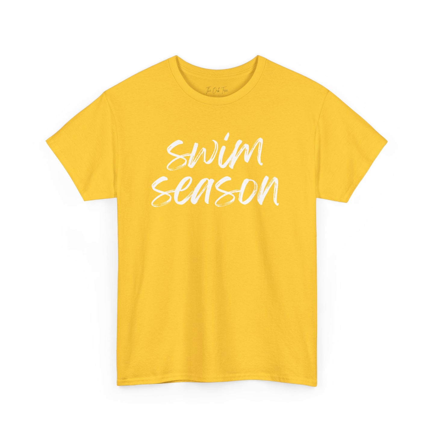 Swim Season- White Text Tee