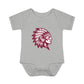 Infant Bodysuit — Maroon CW Indians Logo Baby Onesie