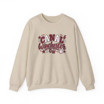 Crewneck Sweatshirt – 'Canal Winchester' Retro Script Pullover