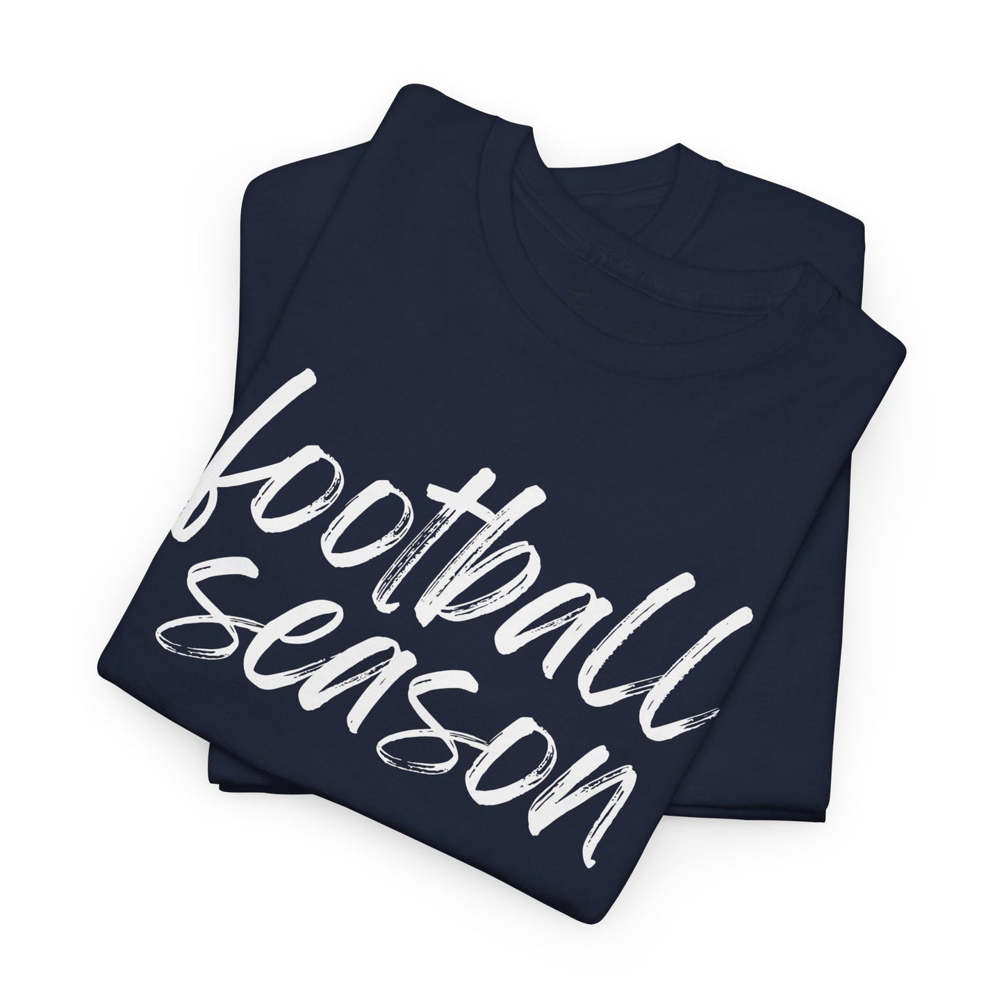 Football Season- White Text Tee