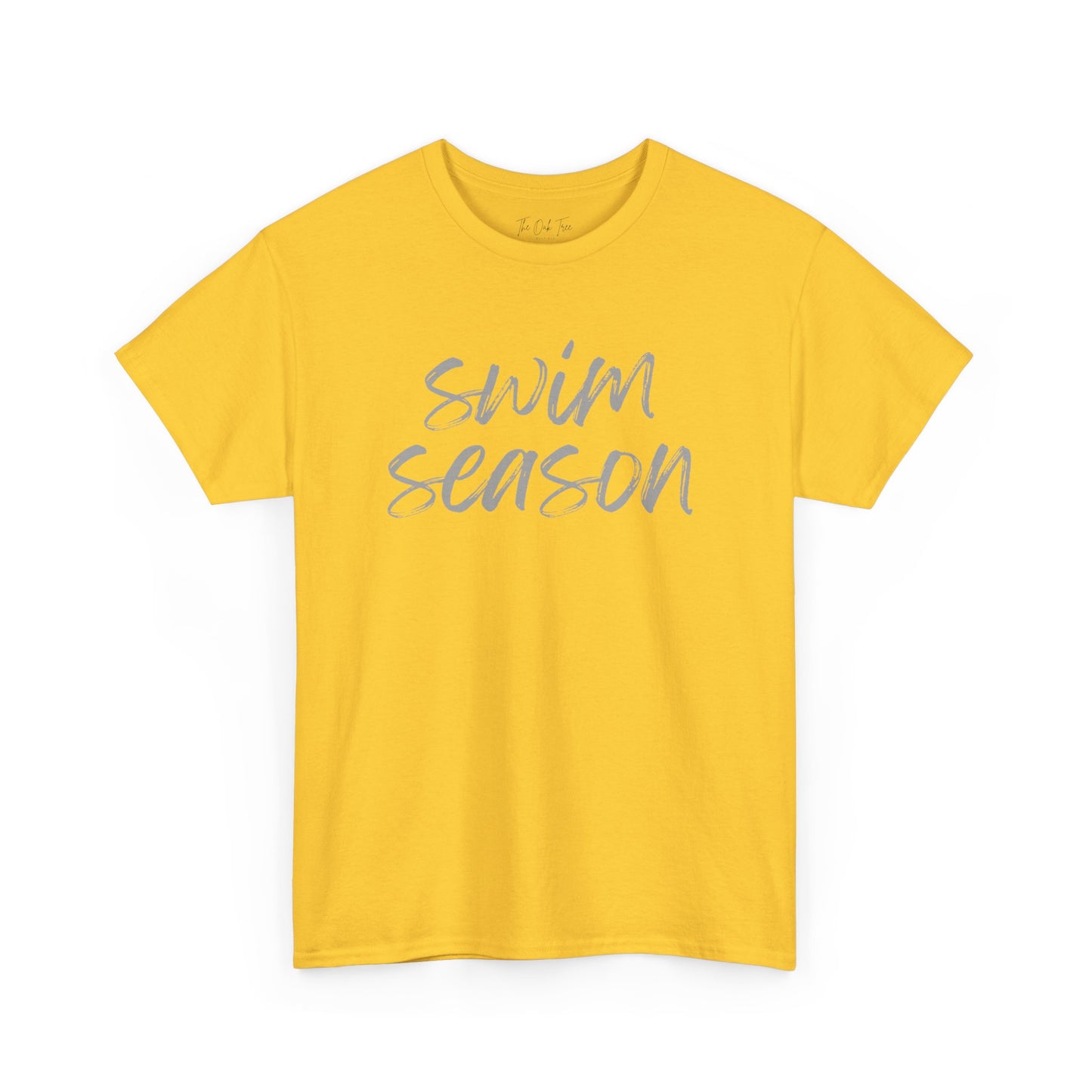 Swim Season- Grey Text Tee