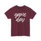 Game Day- White Text Script Tee