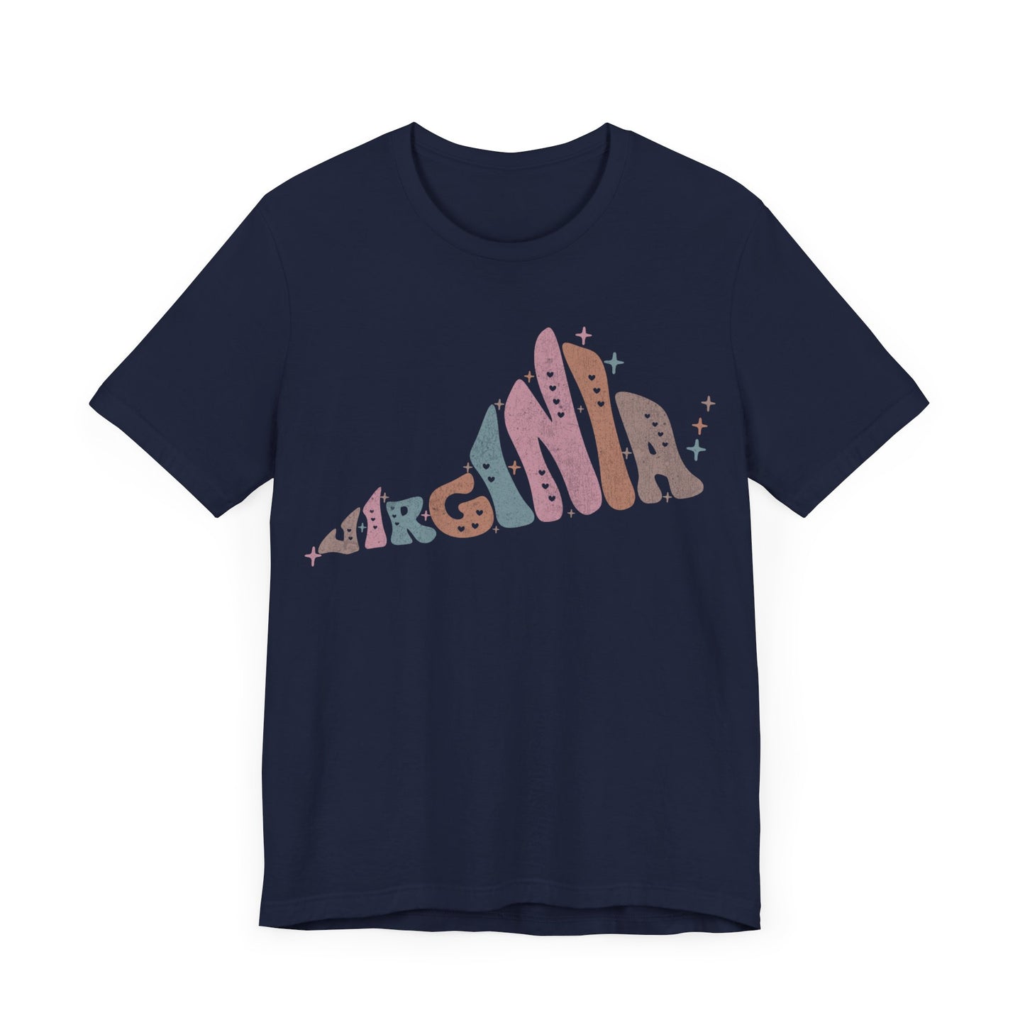 Virginia State Tee Unisex Jersey Short Sleeve Tee