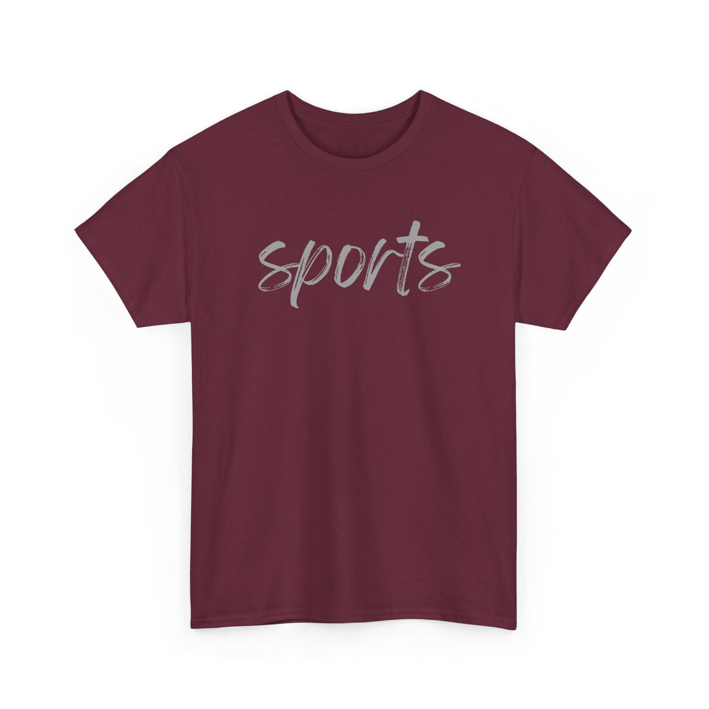 Sports- Grey Text Tee